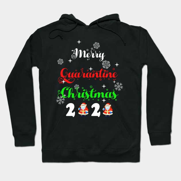 merry quarantine christmas Hoodie by Ghani Store